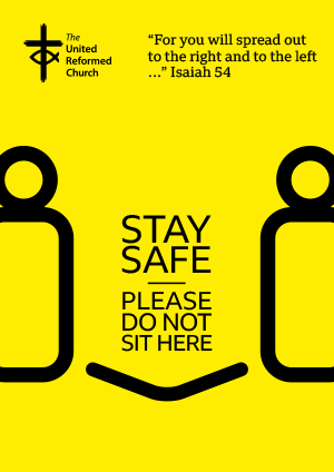 A4Showcard Poster yellow Covid19 1