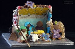 gingerbread nativity