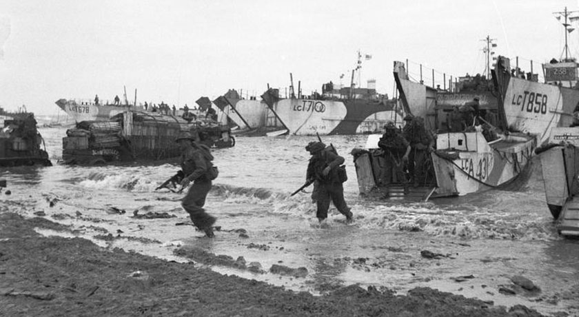 D day British Forces during the Invasion of Normandy 6 June 1944 B5246 credit IWM wikimedia